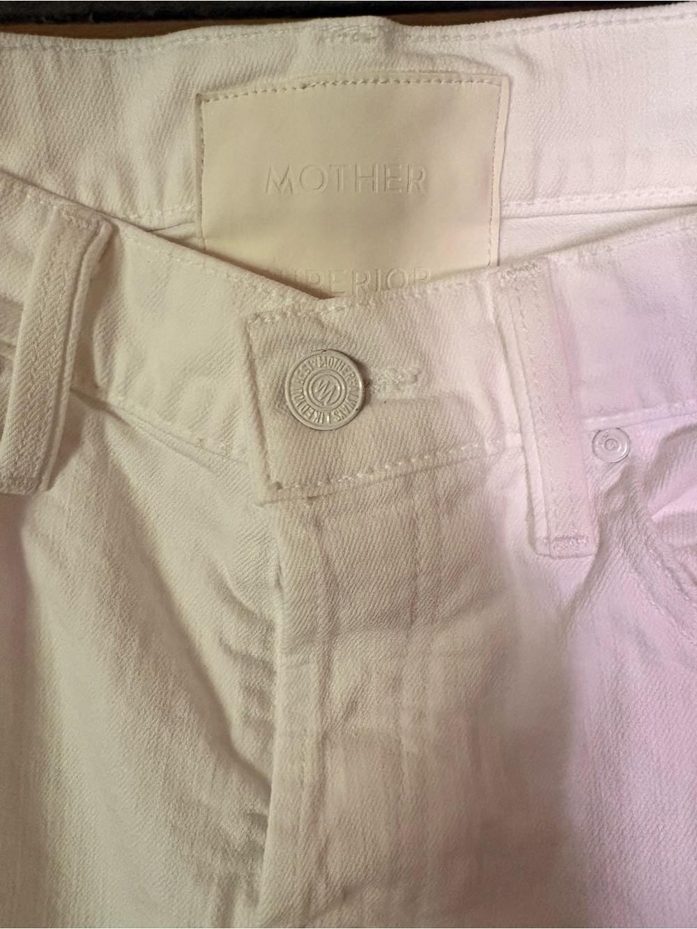 MOTHER SUPERIOR Denim The Ditcher Crop, size 25 - Picture 13 of 15